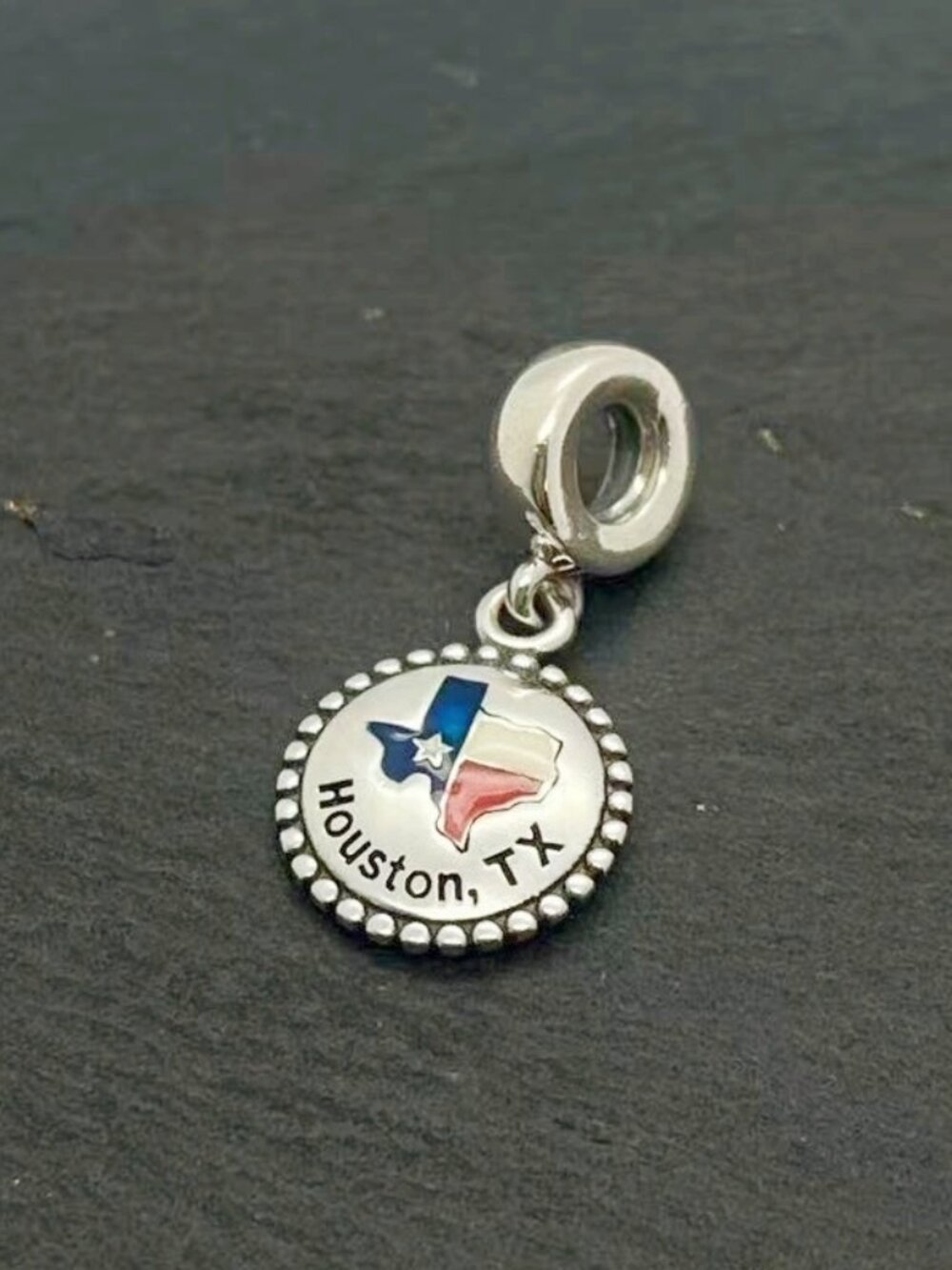 Pandora Houston Texas Exclusive Charm Sterling Silver Dangle Charm Jewelry